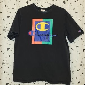Vintage Champion Color Block Tee